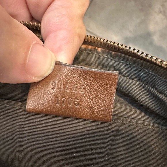 Gucci Beige/Brown GG Canvas Crossbody Bag - Picture 8 of 14